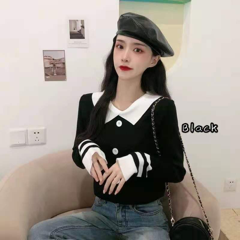 Áo Sweater Cổ Lọ Tay Dài Dáng Ôm Phong Cách Thời Trang Hàn Quốc Dành Cho Nữ 2023