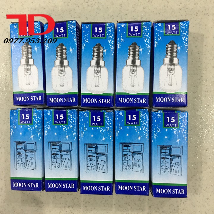 Bóng đèn tủ lạnh 15W đuôi xoáy chuôi E12 220V - Điện Lạnh Thuận Dung