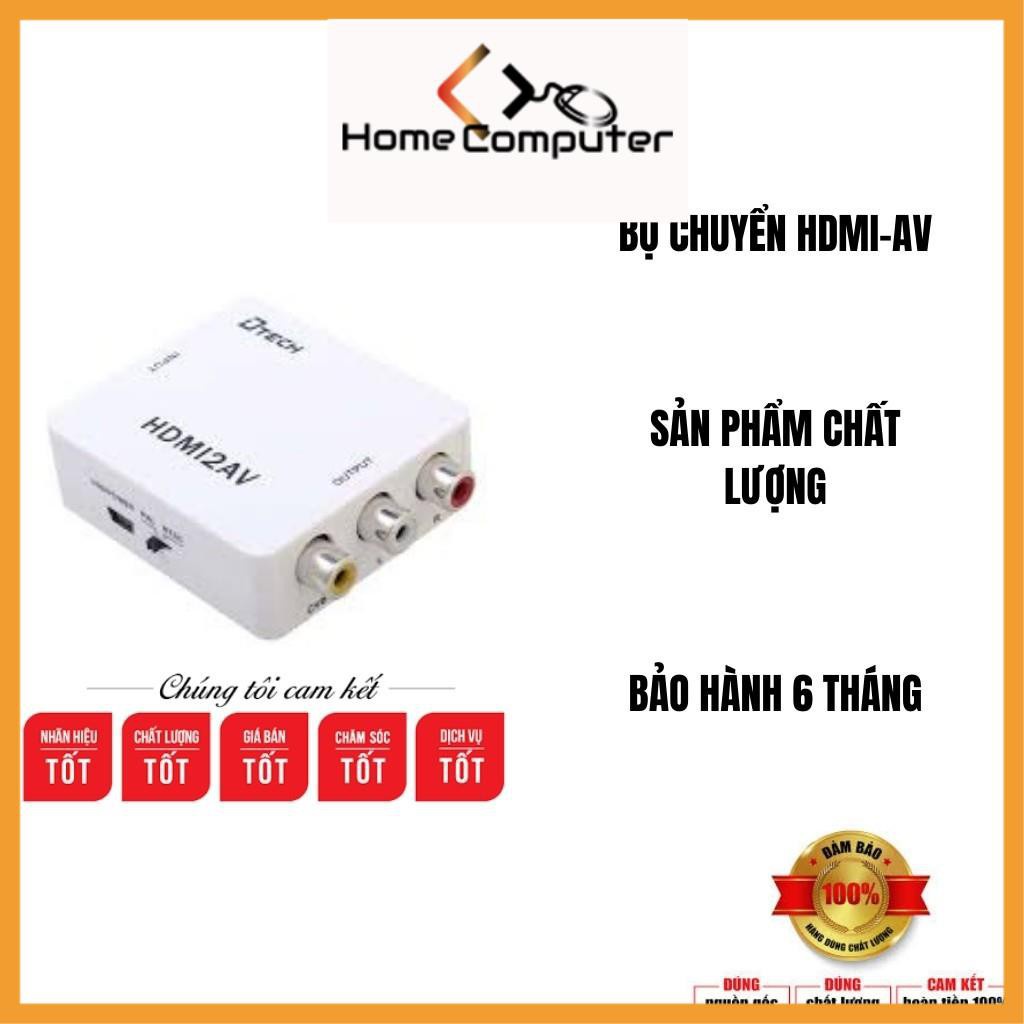 Bộ Chuyển Đổi HDMI ra AV Tặng Kèm dây nguồn xịn trị giá 50k. Bh 6 tháng - Home.mall