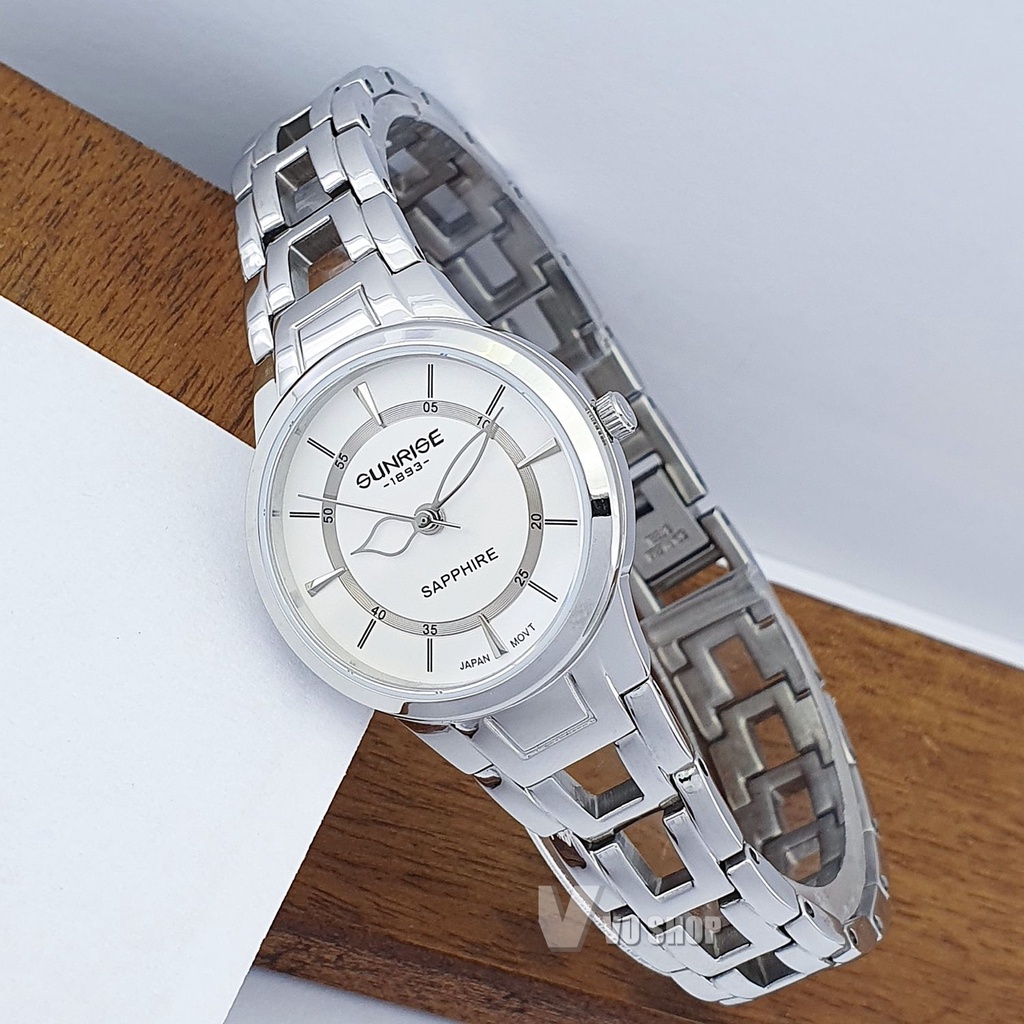 Đồng hồ nữ SUNRISE 9976SA - Chính hãng, Kính Sapphire