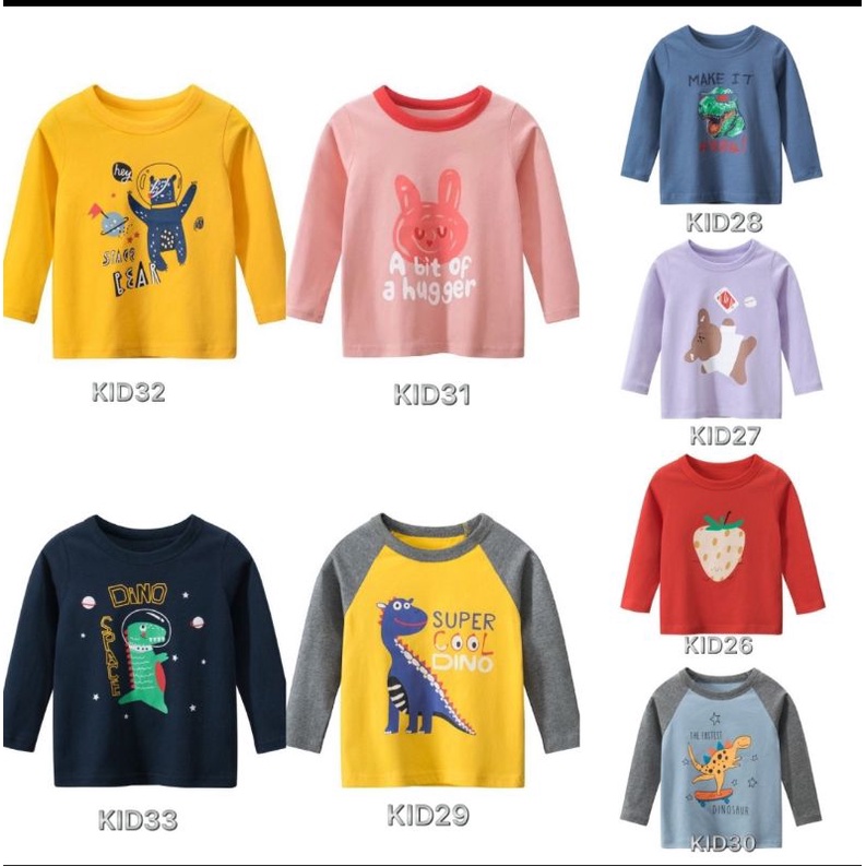 ❌Sz 90-130❌ÁO PHÔNG 27 K.I.D.S DÀI TAY CHO BÉ