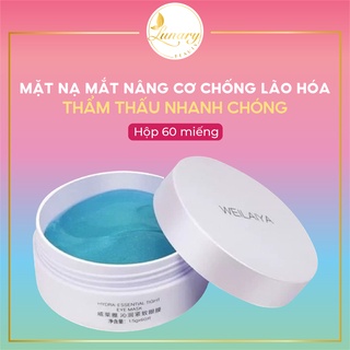 Mặt Nạ Mắt Nâng Cơ, Chống Lão Hóa Weilaiya Hydra-Essential Tight Eye Mask 60 Miếng - Lunary Beauty