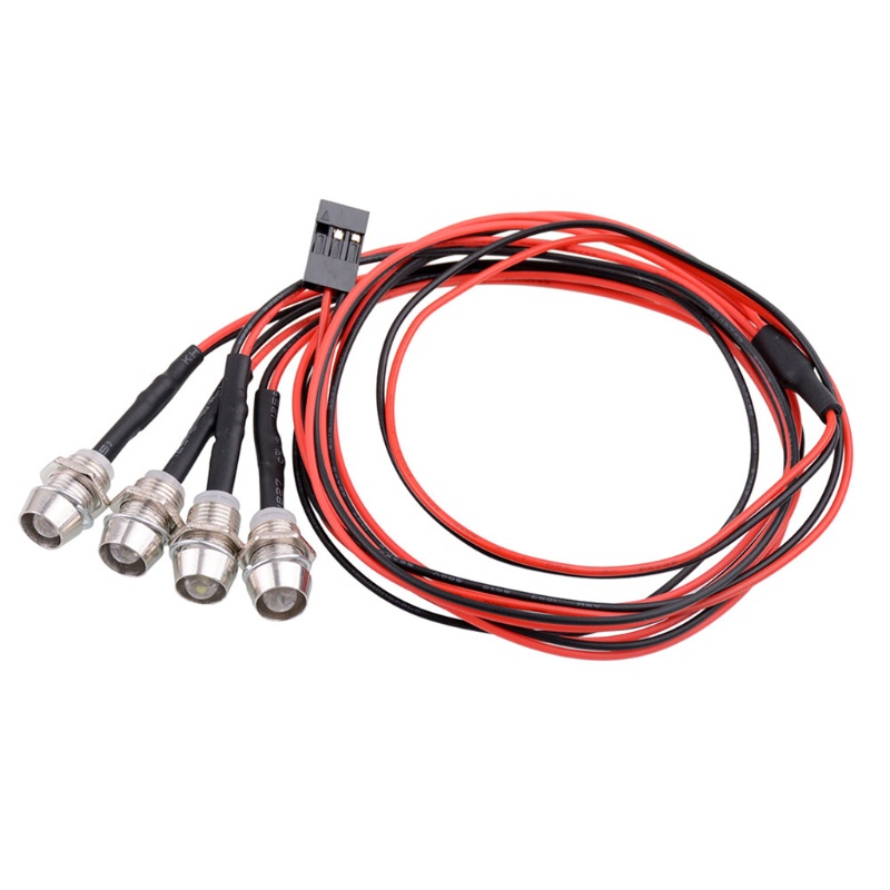 Bộ 4 đèn Led cho xe hơi điều khiển từ xa 1/10 1/8 | BigBuy360 - bigbuy360.vn