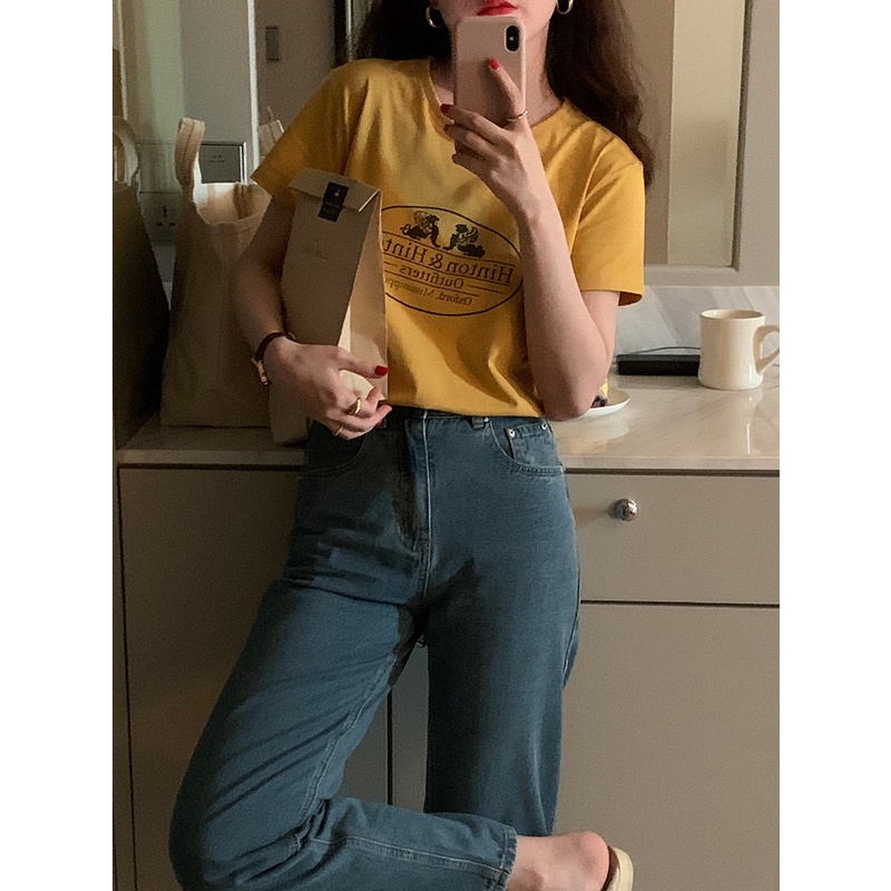 Áo thun nữ áo phông nữ unisex form rộng chất 100% cotton mềm mịn thấm hút hồ hôi Familylove - Hinton&amp;Hinton