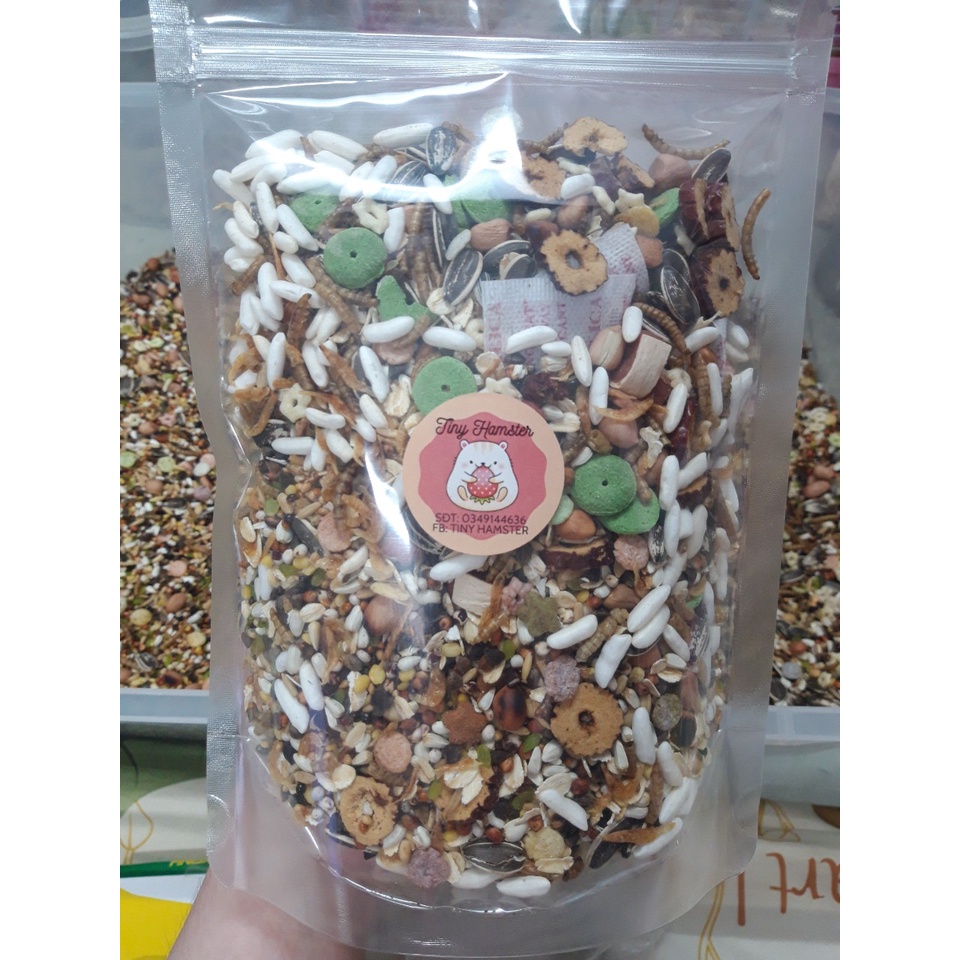 Thức ăn trộn loại cao cấp 500gr dành cho hamster