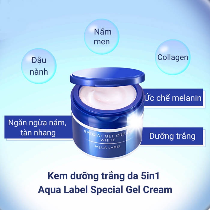 Kem Dưỡng Da Aqualabel 5 in 1 Special Gel Cream 90g - Nhật Bản