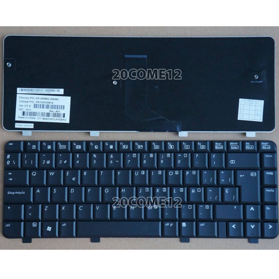 (KEYBOARD) BÀN PHÍM LAPTOP HP DV4 dùng cho Pavilion DV4 DV4-1000, DV4-2000