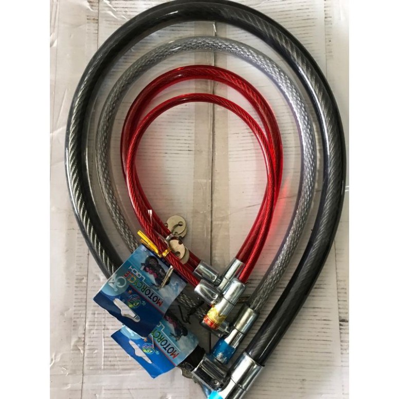khoá dây xe đủ loại từ nhỏ đến lớn S033