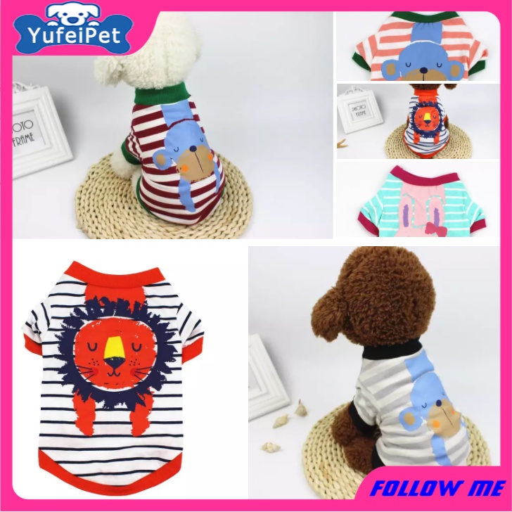 Bộ đồ cho thú cưng họa tiết sọc ngang
