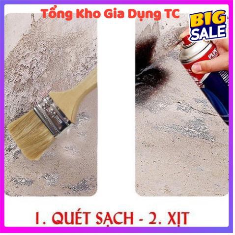 Bình xịt chống thấm, sika chống thấm tường, chống thấm dột dạng sơn xịt sẵn