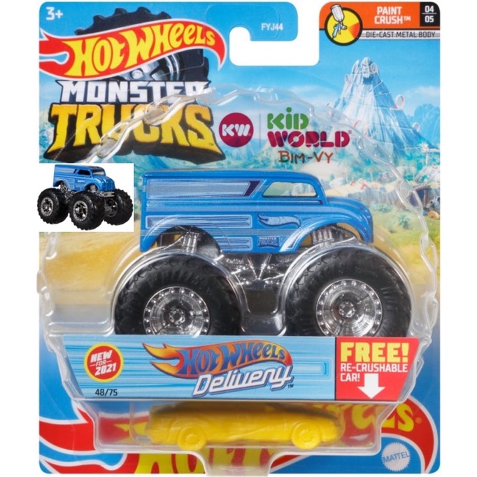 Xe mô hình Hot Wheels Monster Trucks Delivery GTH84.