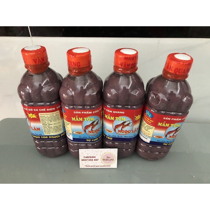 500gr mắm tôm Bắc Ngọc Lâm