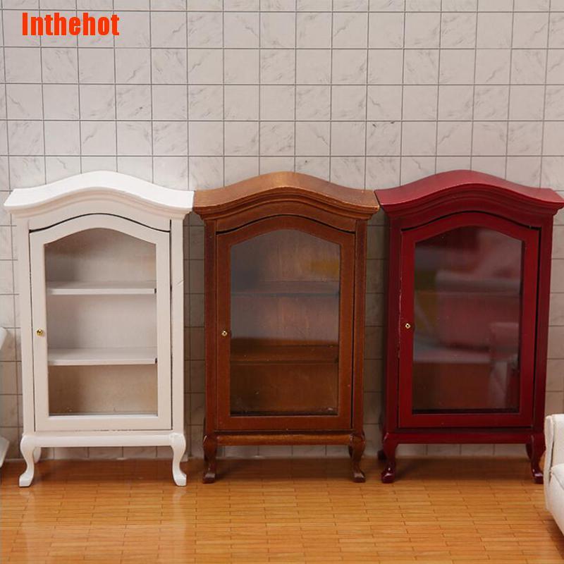 Mô Hình Tủ Rượu Mini Tỉ Lệ 1: 12 Trang Trí Nhà Búp Bê