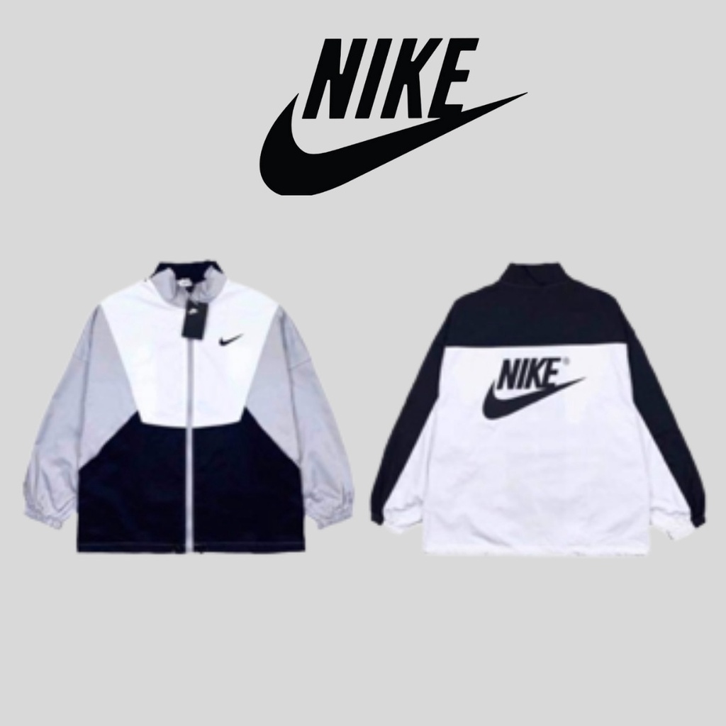 Áo Khoác Dù NIKE Logo Thêu Oversize, Vải 2 Lớp Cao Cấp, 3 Màu Trending GenX Fashion AKD-04