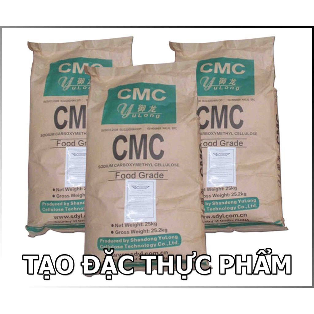 PHỤ GIA TẠO SÁNH ĐẶC, CHẤT ỔN ĐỊNH CHO THỰC PHẨM - CMC