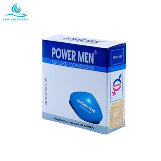 Bao cao su powermen via.gra hộp 3 cái - có sỉ