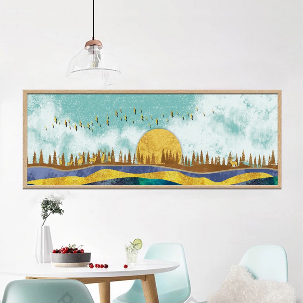 In hình ép gỗ Laminate TRANH TRỪU TƯỢNG - Mẫu 5 (1 Ngang 20x60, 30x90). In ảnh theo yêu cầu
