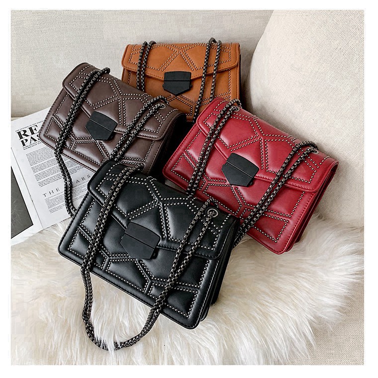 Túi xách nữ đeo chéo họa tiết khối cực chất 2021 TX19 túi xách đeo vai - Túi xách Chip Xinh | BigBuy360 - bigbuy360.vn