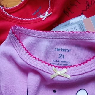 Bộ thun bé gái Carter