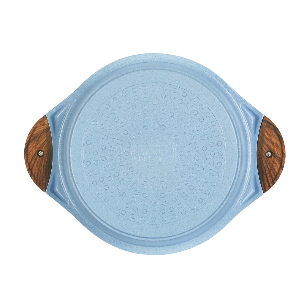 Nồi đúc bếp từ men đá chống dính xanh sapphire Green Cook GCS09-IH công nghệ Hàn Quốc