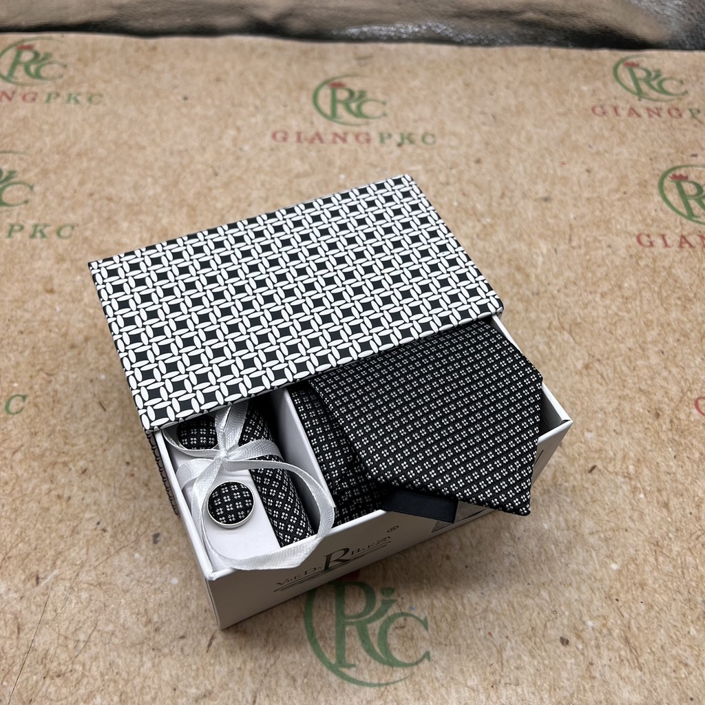 Cavat hộp bản 8cm ca0 cấp mẫu quà tặng cho nam