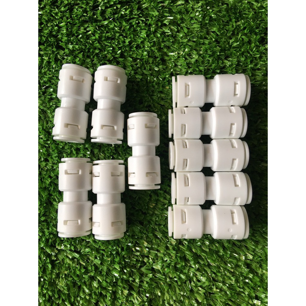 Bộ 10 Cút Nối Thẳng Dây 10mm - (Dùng Cho Máy Lọc Nước, Máy Phun Sương)