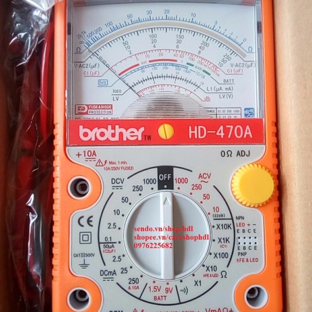 Đồng hồ vạn năng Brother HD-470A