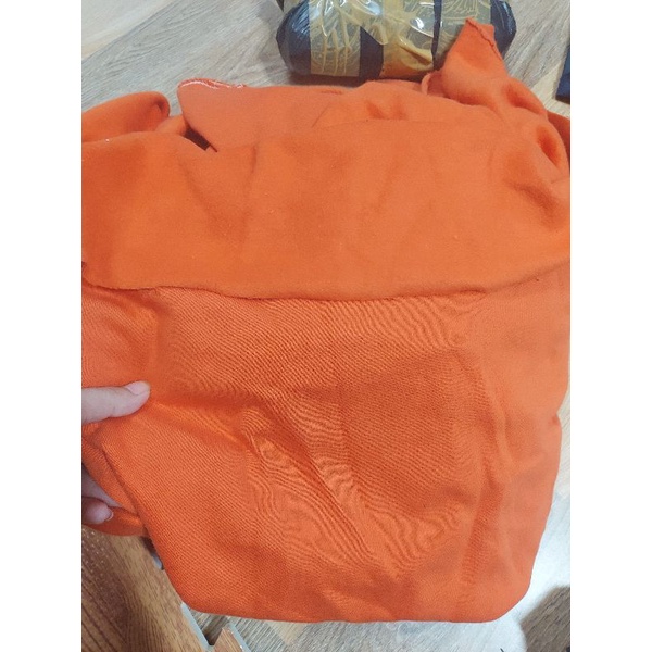 Vải Nỉ bông màu cam