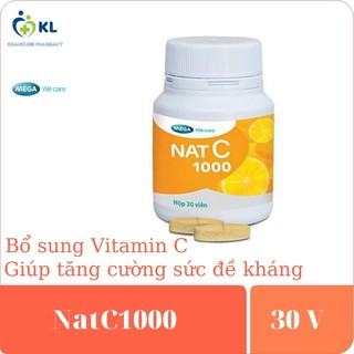 Nat C1000- Bổ sung Vitamin C hỗ trợ tăng cường sức đề kháng