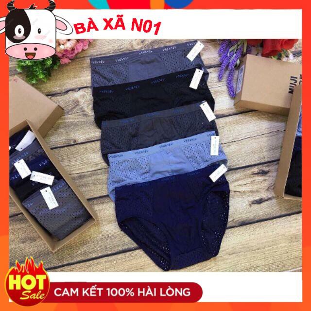 Hộp 5 Quần Sịp Chéo Thông Hơi xuất Nhật