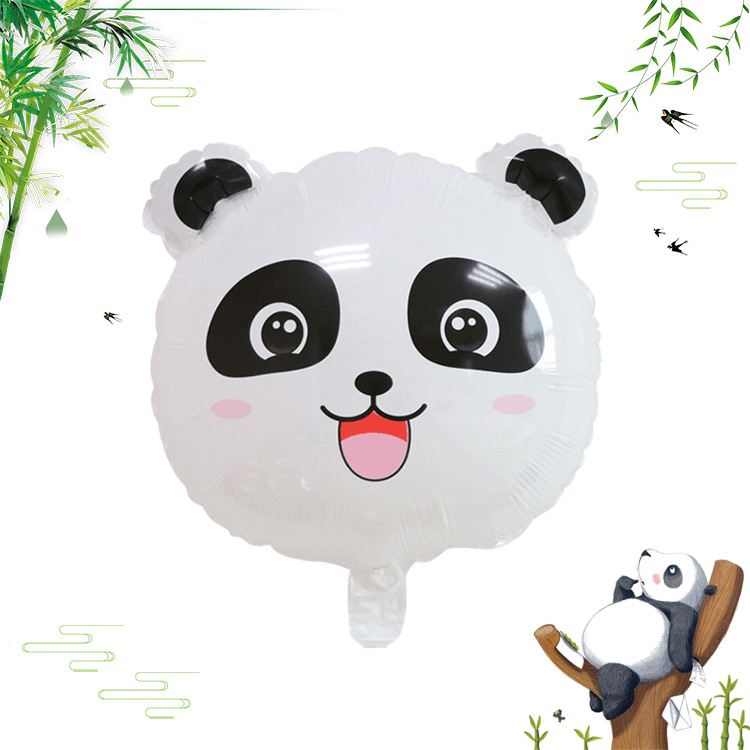 Bong Bóng Nhôm 45.72 cm Hình Gấu Trúc Trang Trí Tiệc Sinh Nhật