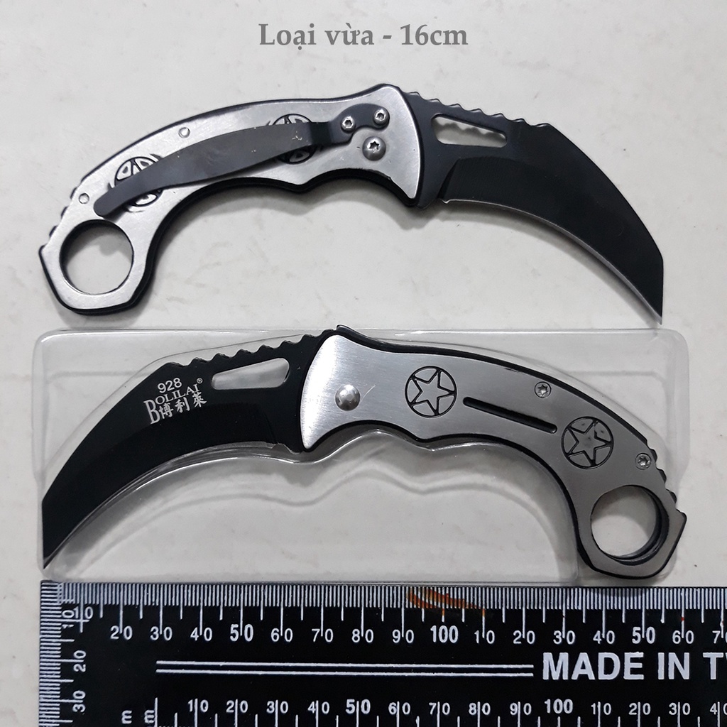 Dao Phượt Gấp Karambit Bỏ túi Du lịch Gọt hoa quả siêu tiện lợi | WebRaoVat - webraovat.net.vn