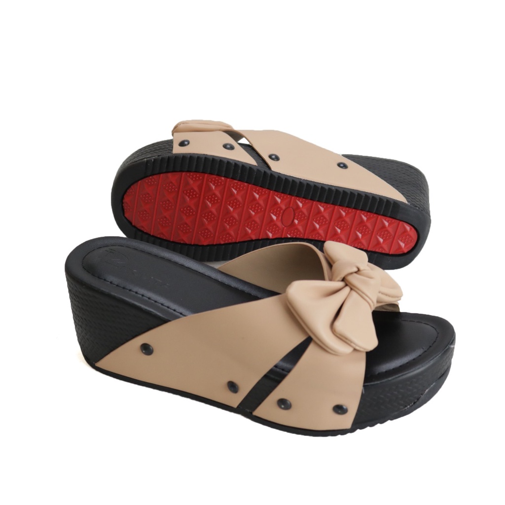 Dép nữ đế xuồng thời trang cao 7 cm GIAVY