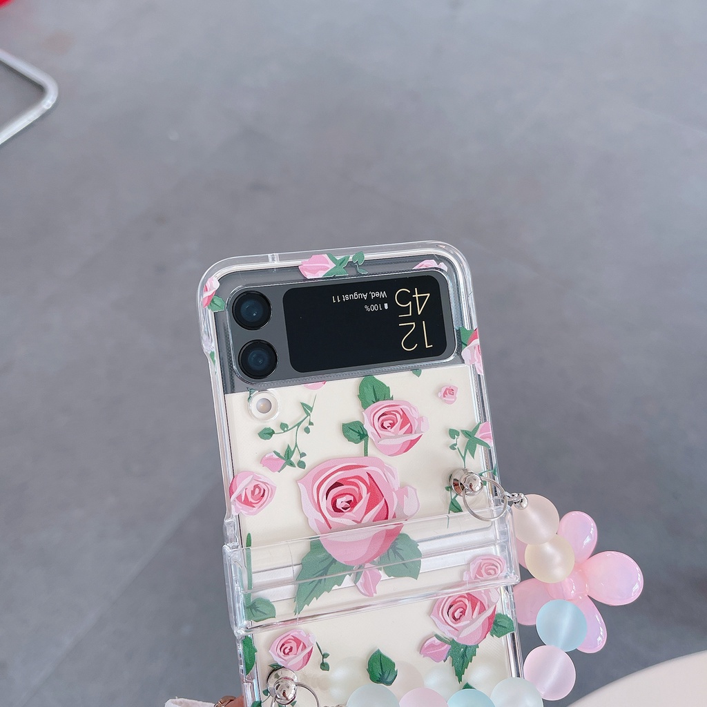 Ốp Điện Thoại PC Cứng Chống Sốc Có Thể Gấp Gọn Cho Samsung Galaxy Z Flip 4 5G