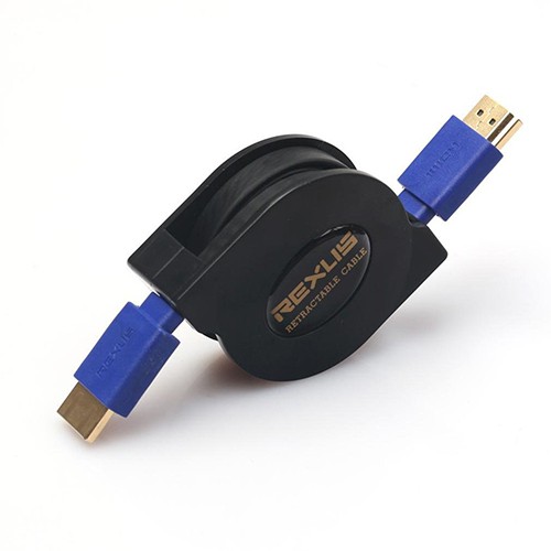 Cáp HDMI tốc độ cao chuyển đổi từ đầu cắm sang đầu cắm có thể thu gọn tiện dụng cho camera và máy tính