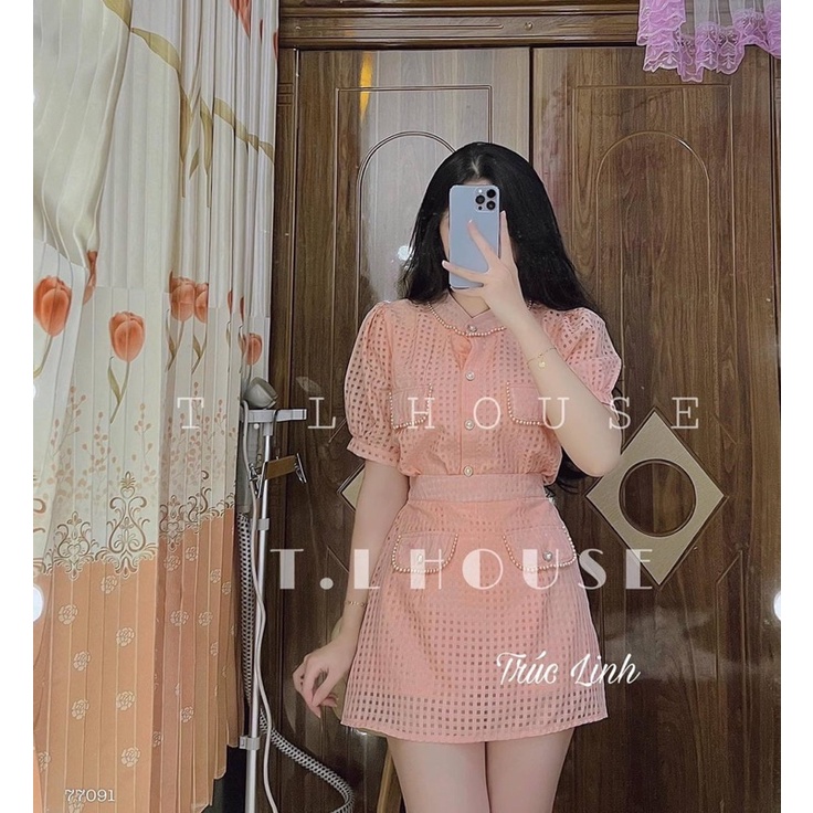 SÉT ÁO VÁY VIỀN NGỌC TIỂU THƯ