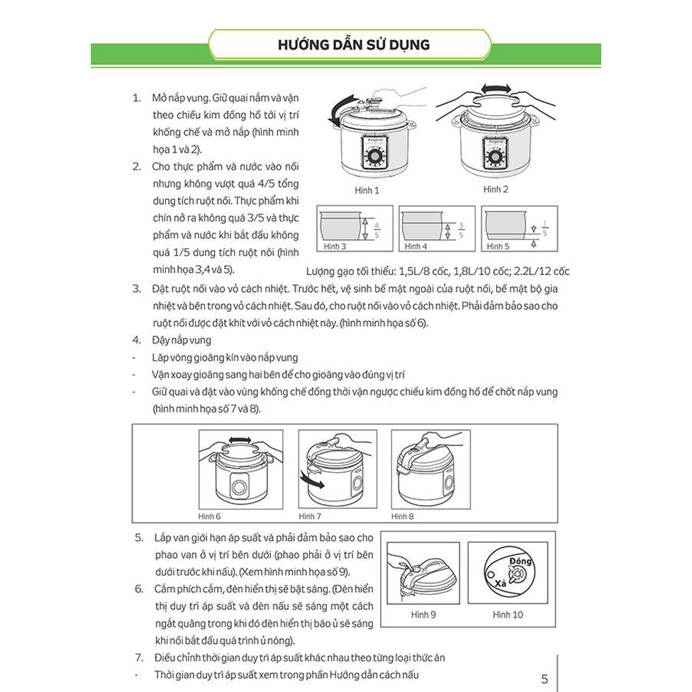 Nồi áp suất điện Kangaroo KG286