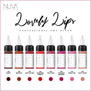 Mực phun xăm thẩm mỹ nuva collection chuyên màu môi