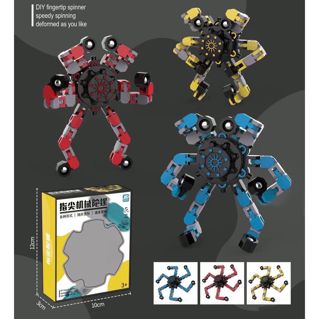 Đồ chơi con quay biến hình độc đáo vui nhộn tăng khă năng sáng tạo tư duy cho bé Masterkids