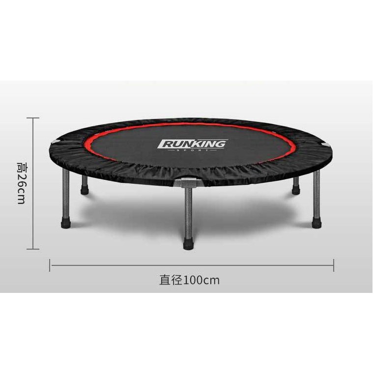 Đồ chơi vận động bạt nhún trampoline loại 1m gấp gọn