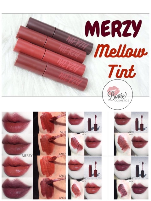 Son kem Merzy Dreamy Late Night / Merzy Bite The Beat Mellow Tint M5 M6 M11 M13 M15 M16 M17