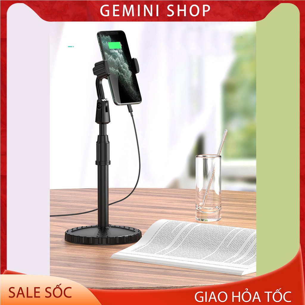 Giá Đỡ Kẹp Điện Thoại Livestream Coobowe xem phim Xoay 360 Độ dùng để Quay Phim Ghi Hình Đa Năng GEMINI SHOP