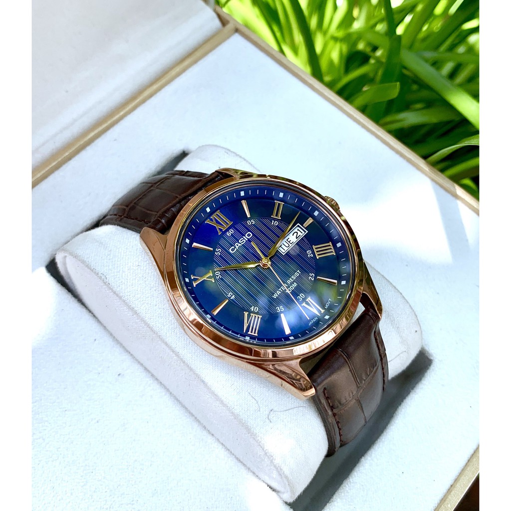 Đồng Hồ Nam Casio Dây da 🍁FREESHIP🍁 Giảm 50k Khi Nhập Mã [CASIONAM] Đồng Hồ Casio Chính Hãng