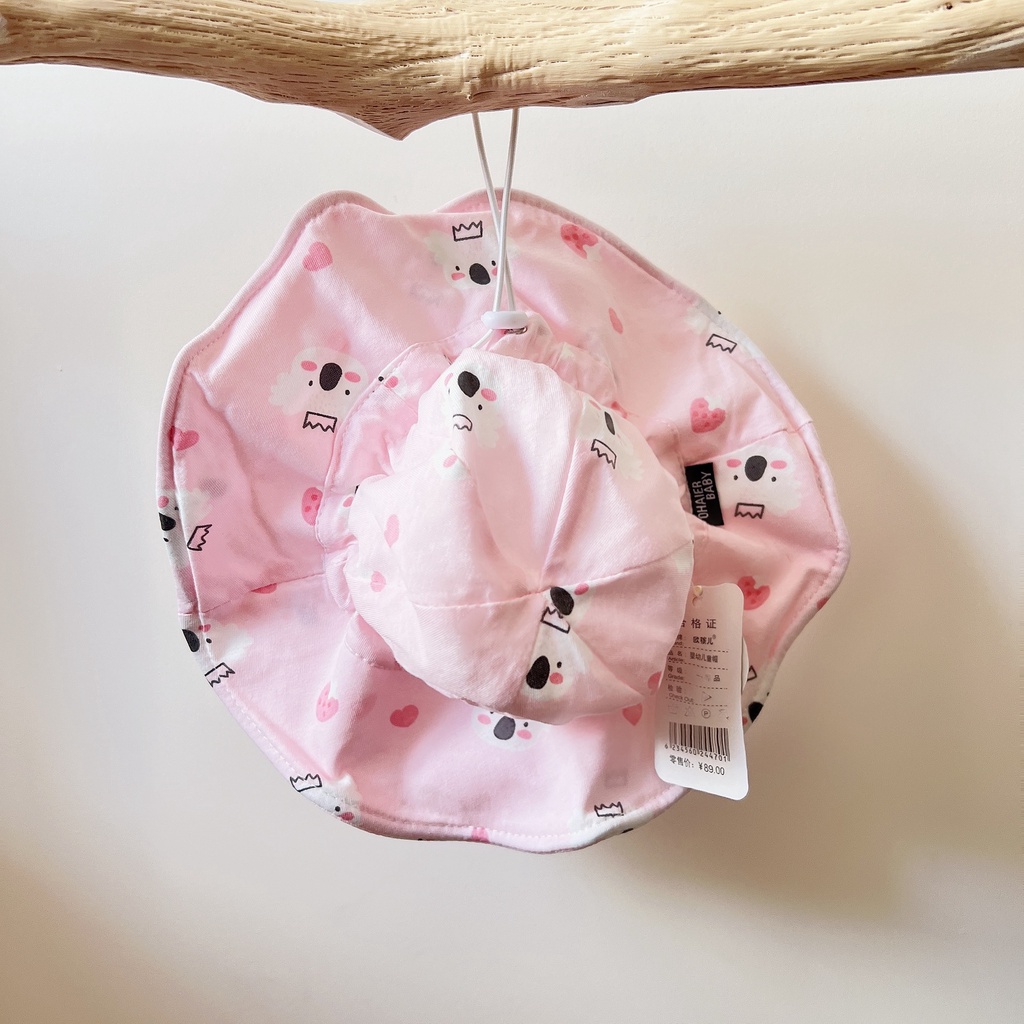 HAT10.13 Nón vành, mũ bucket thiết kế dễ thương thời trang hàn quốc cho bé, vải cotton thoáng mát
