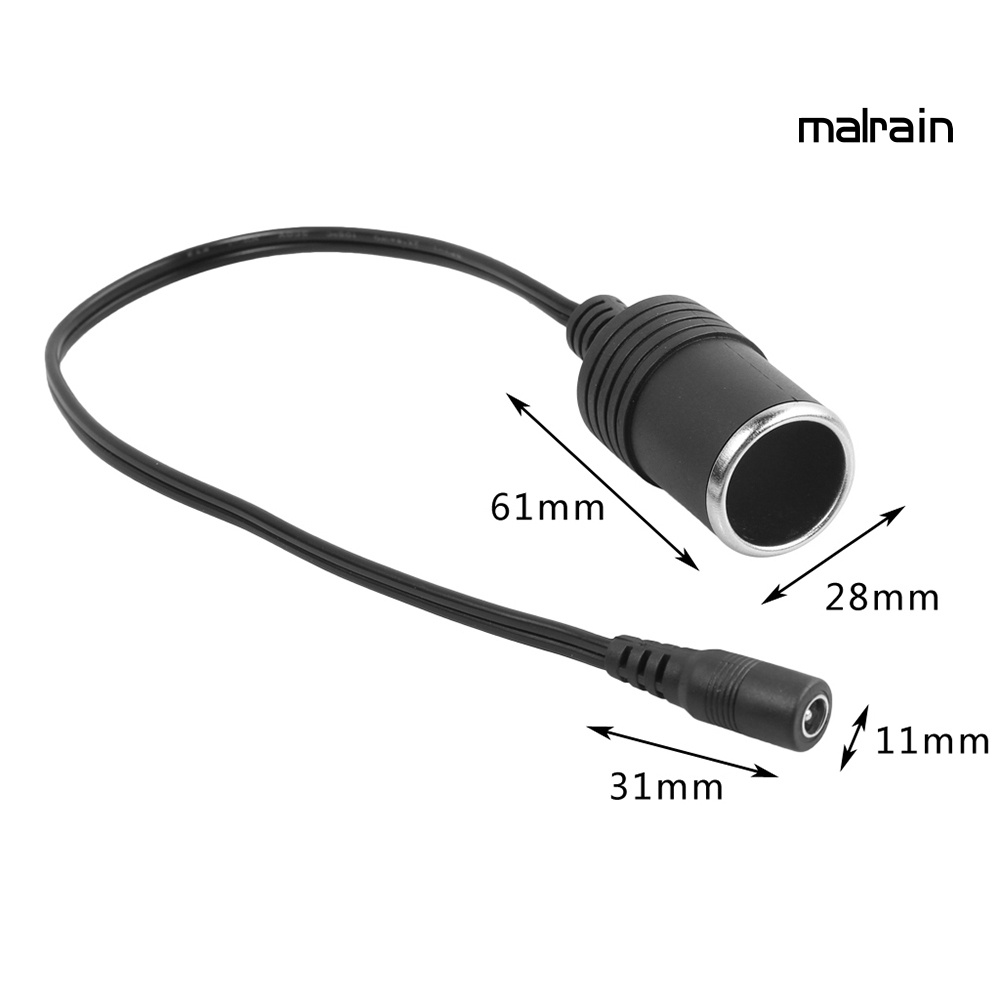 Dây Cáp Nối Ổ Cắm Tẩu Sạc Xe Hơi 12V 24V