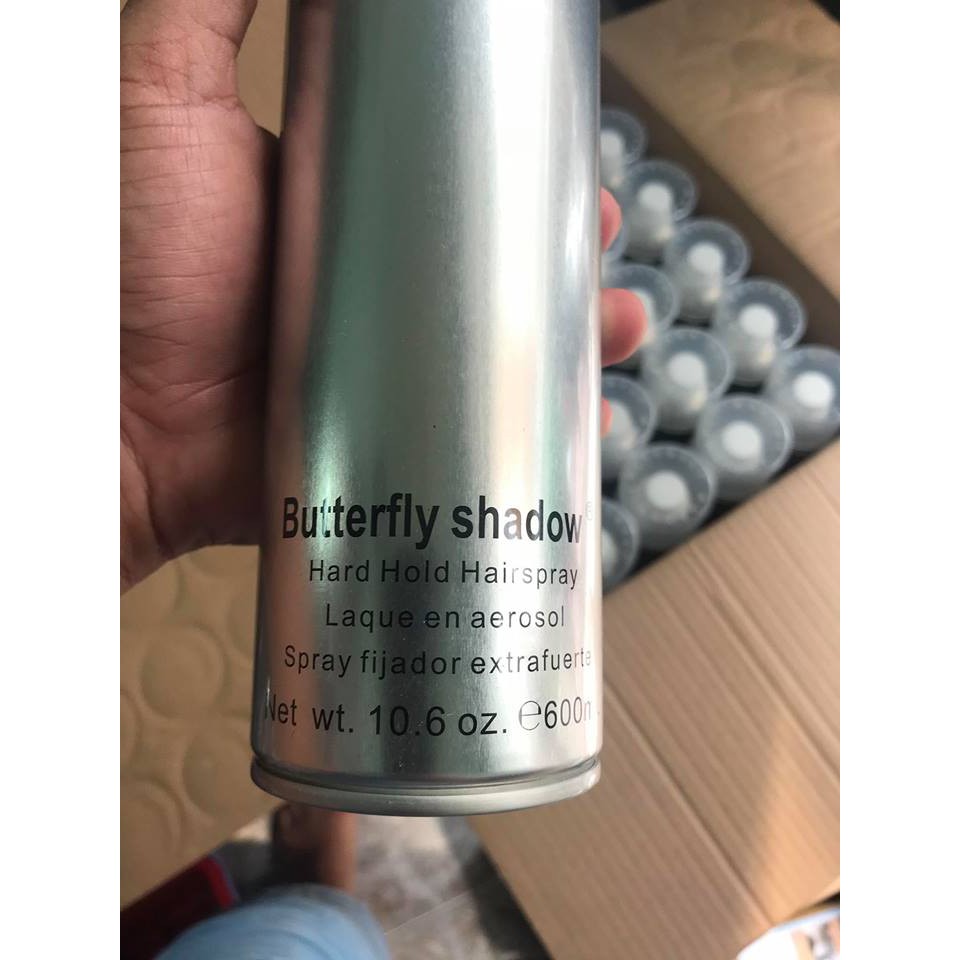 Gôm Tóc Butterfly Shadow 600ml hàng nhập chuẩn
