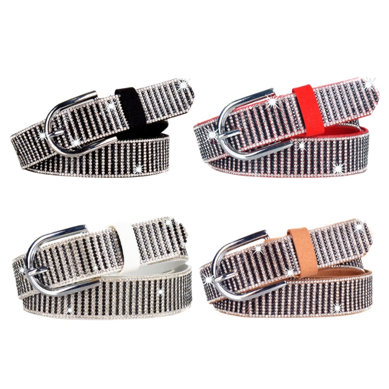 Thắt Lưng Bản Rộng Đính Đá Thời Trang Cho Nữ