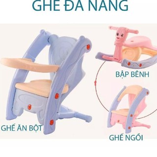 Ghế ăn dặm Bobby cho bé kết hợp bập bênh 2in1