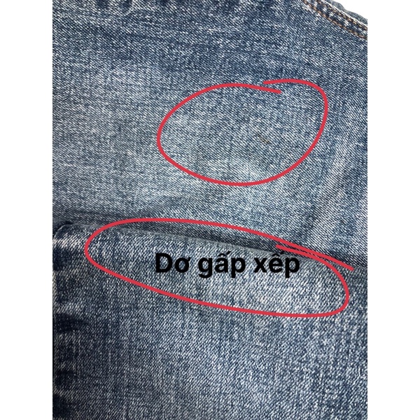 Quần Jeans ZR Ống  Tua Lai (DƠ NHẸ GẤP LƯNG+ XÊP- LAI) - 3059 SỐ ĐO CHƯA TÍNH ĐỘ CO GIÃN +2CM)