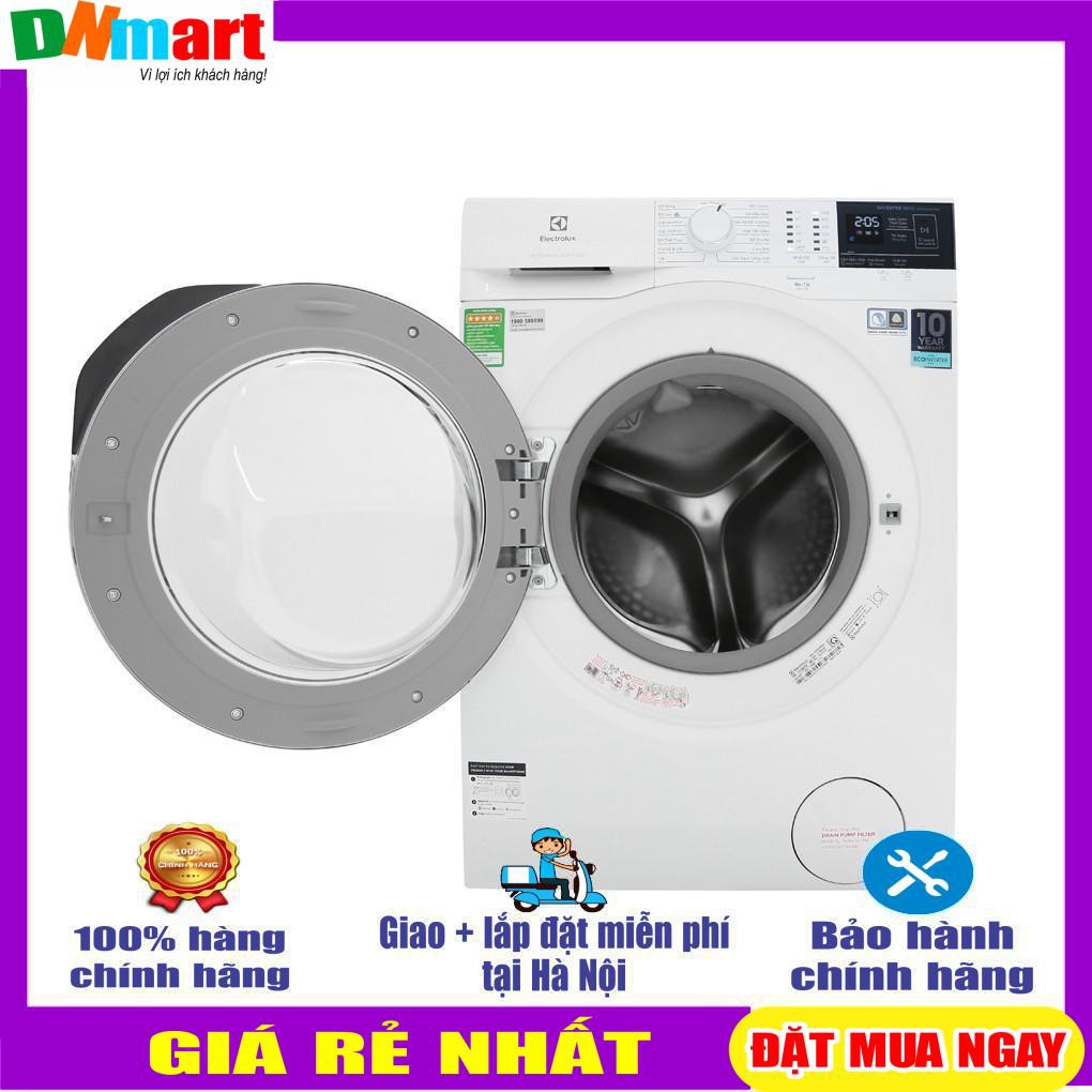 Máy giặt Electrolux 10kg màu trắng EWF1024BDWA